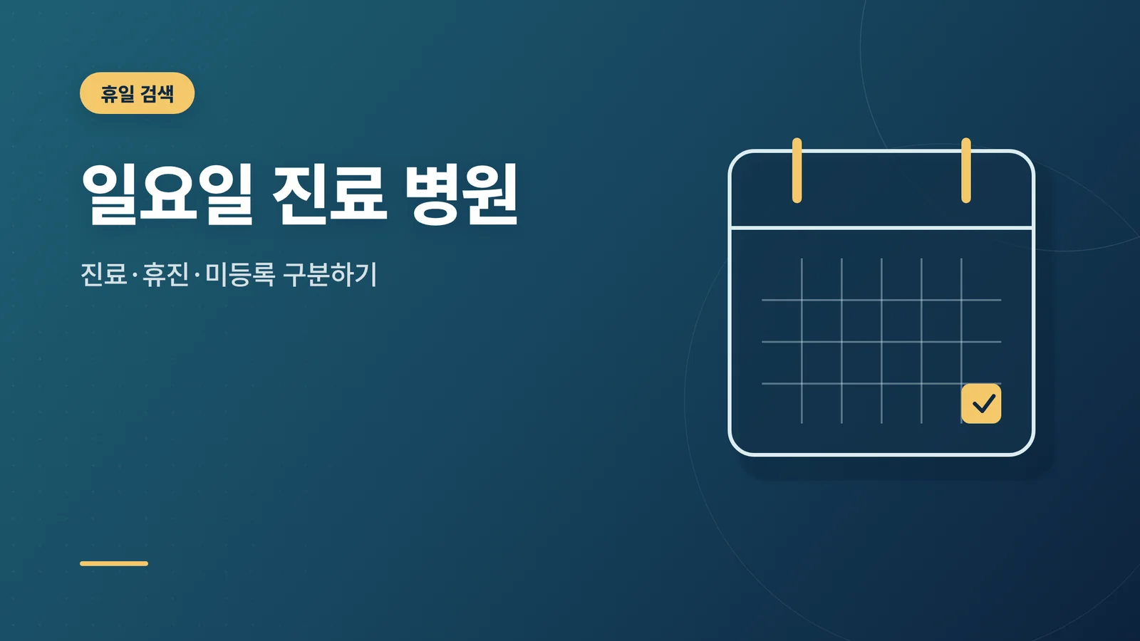 일요일 진료 병원